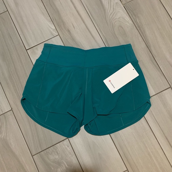 Lululemon Speed Up Short 4” * Teal Lagoon - Picture 3 of 6